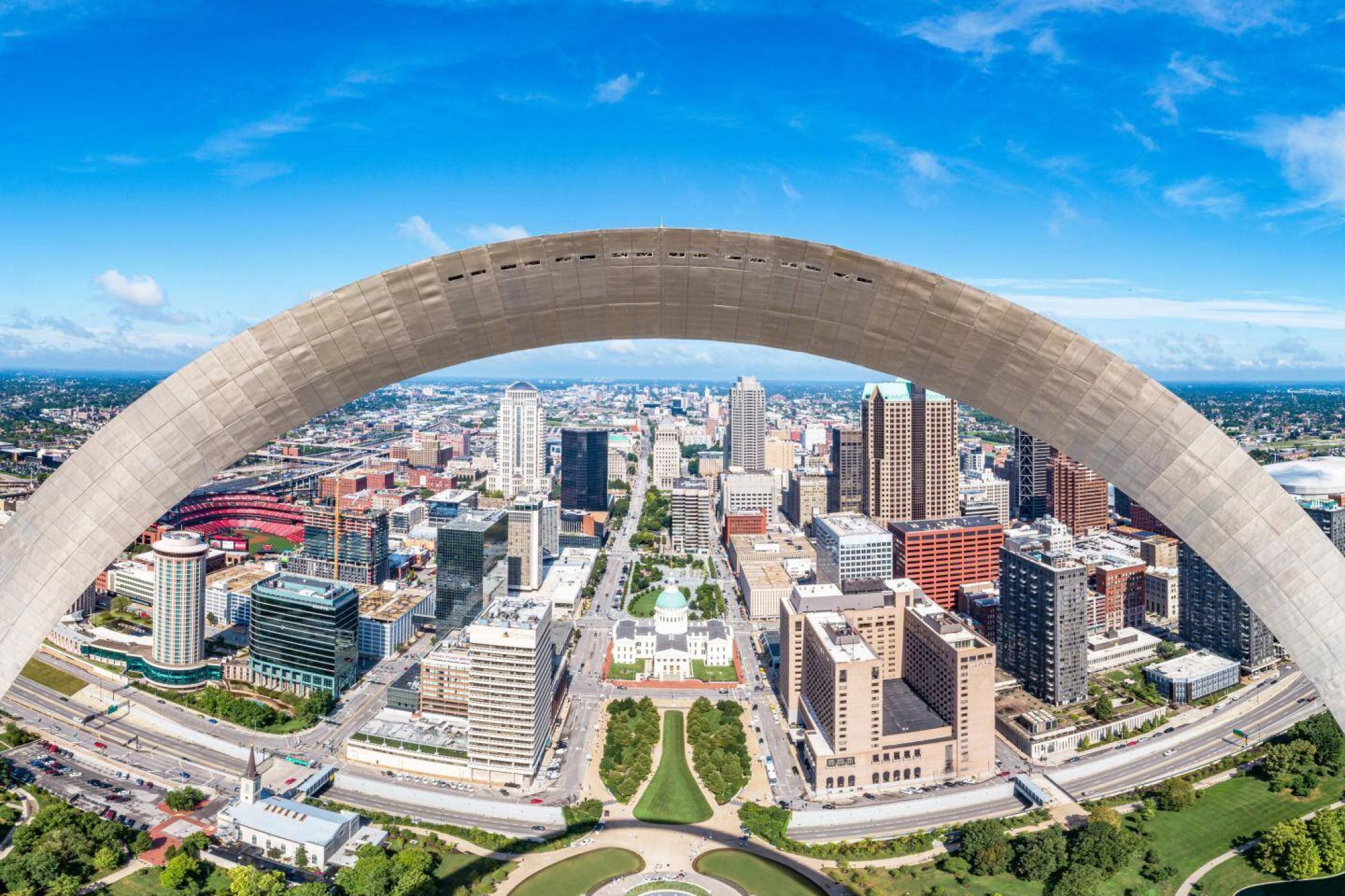 Missouri - Gateway Arch NP, unique Parc National urbain des USA